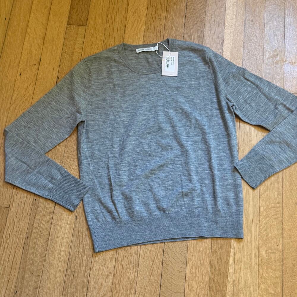 Peter Millar Wool Crew Sweater S NWT